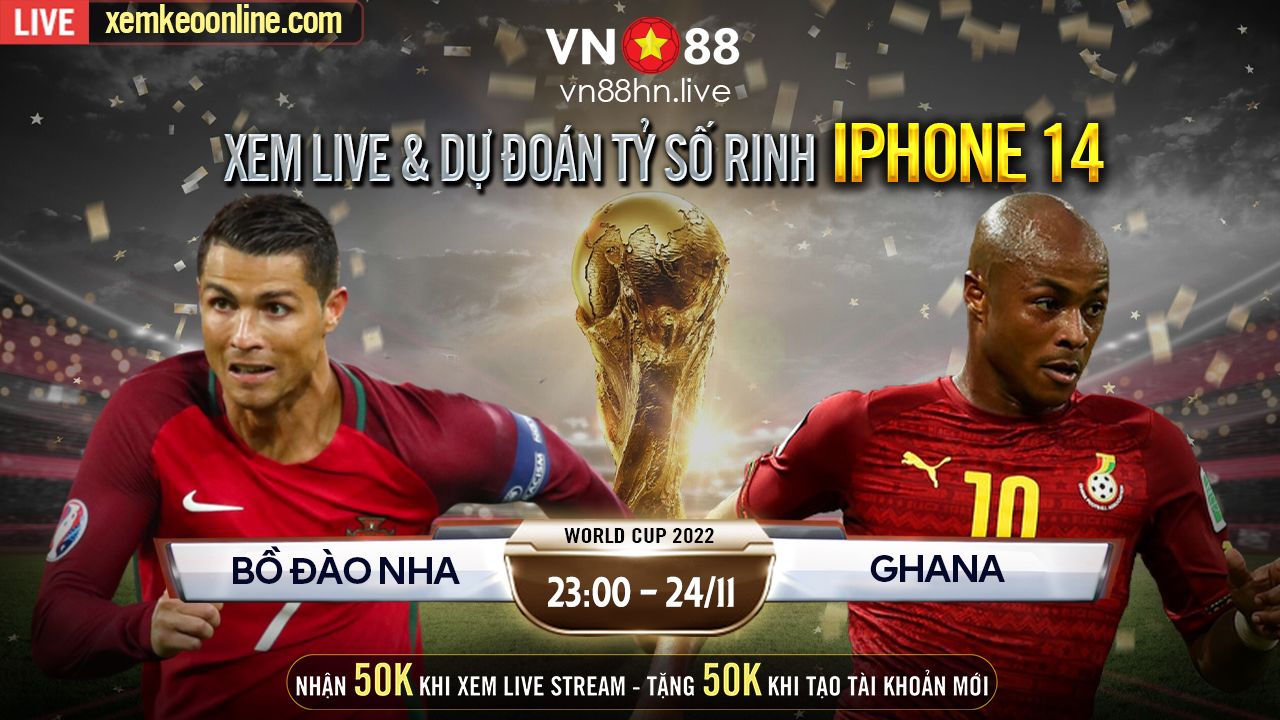 Bo Dao Nha vs Ghana