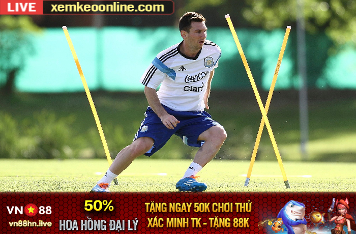 Messi chan thuong truoc World Cup 2