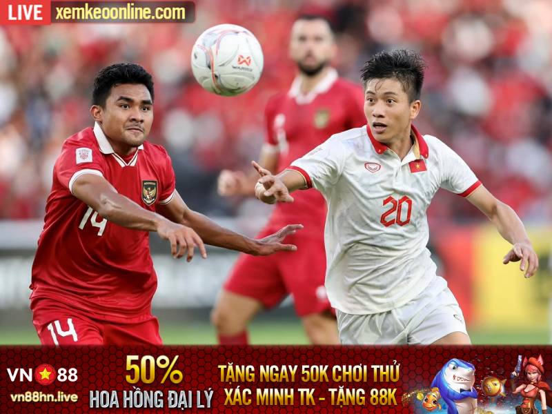 Việt Nam vs Indonesia Soi kèo AFF CUP