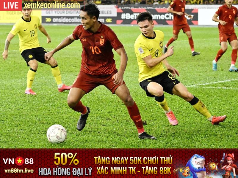 Thái Lan vs Malaysia soi kèo bóng đá AFF Cup