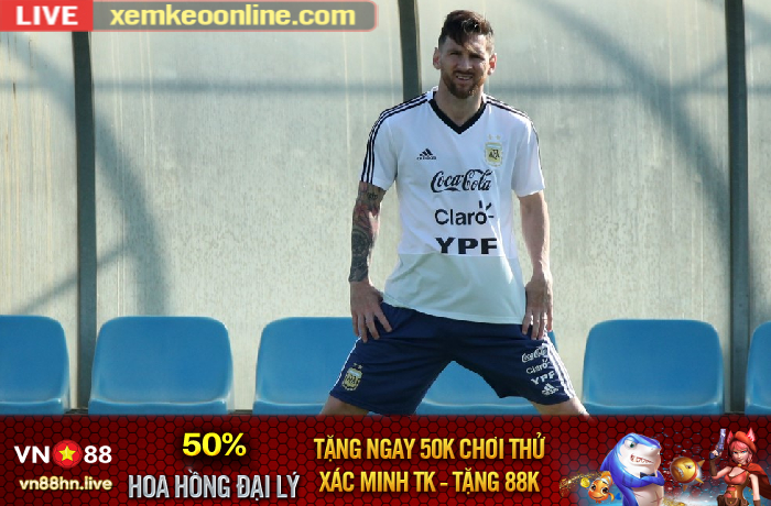 Messi chan thuong truoc World Cup 3