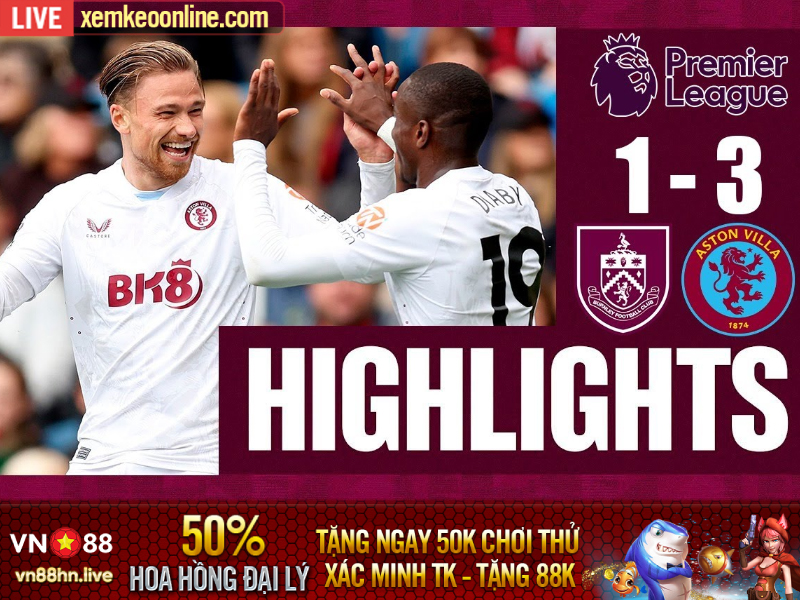 Highlights NHA 2023/24 | Burnley 1 - 3 Aston Villa