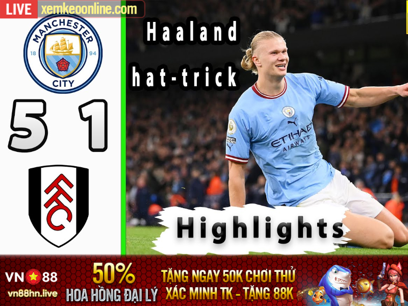 Highlights NHA 2023/24 | Man City 5 - 1 Fulham