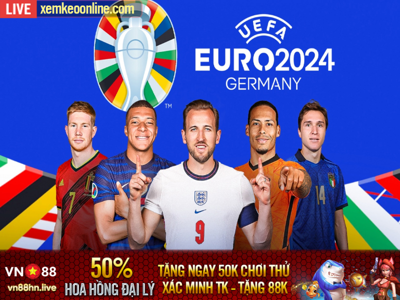 Xác định 21 trong 24 đội dự Euro 2024