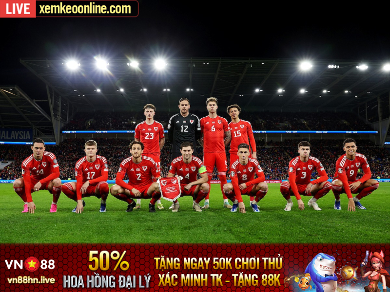 Xứ Wales nắm lợi thế ở play-off Euro 2024