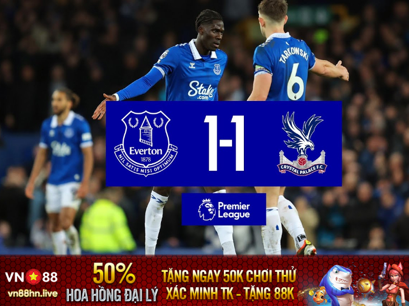 Hightlights EPL 23/24 | EVERTON 1-1 CRYSTAL PALACE