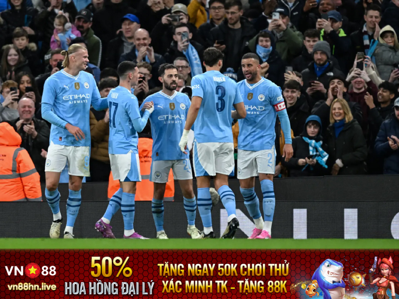 Man City thắng dễ ở tứ kết Cup FA