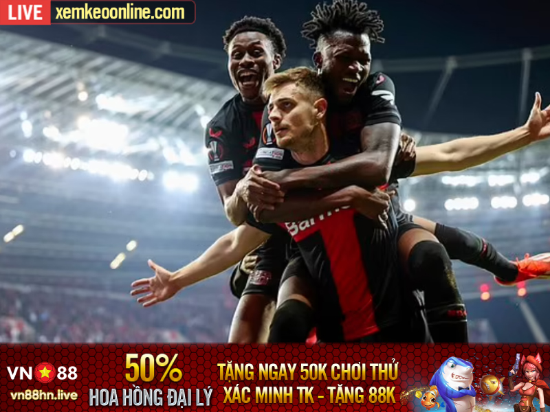 Thoát thua phút 90+7, Leverkusen vào chung kết Europa League