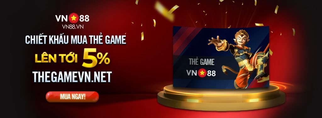 CHIẾT KHẤU MUA THẺ GAME LÊN ĐẾN 5%