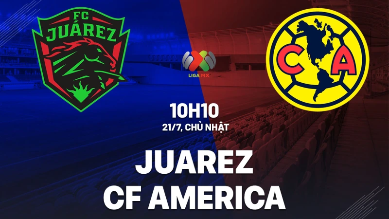 Nhận định bóng đá Juarez vs Club America 10h00 ngày 12/7/2025
