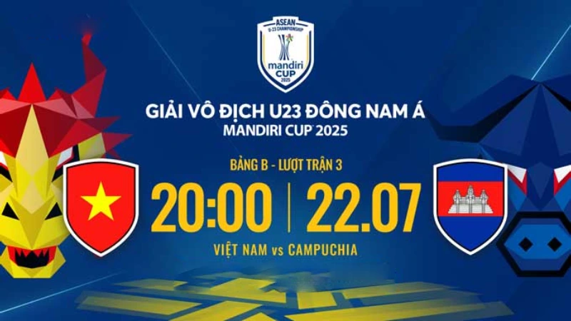 Nhận định bóng đá U23 Việt Nam vs U23 Campuchia 20h00 ngày 22/7/2025