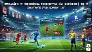 Camera Bắt Việt Vị Bán Tự Động Tại World Cup 2026