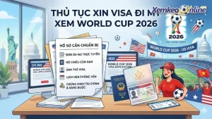 Thủ tục xin Visa đi Mỹ xem World Cup 2026