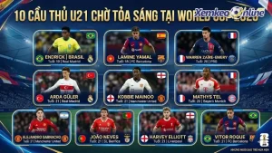 10 cầu thủ U21 chờ tỏa sáng tại World Cup 2026