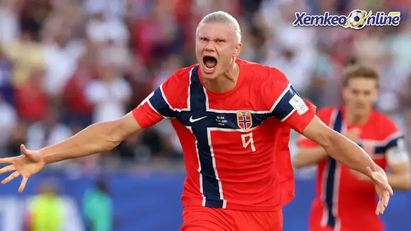 Erling Haaland đã đến World Cup