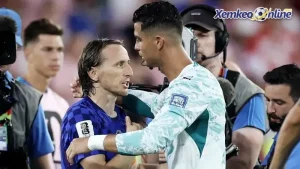 Modric được Ronaldo an ủi sau trận đấu