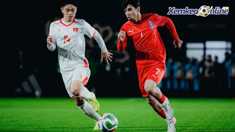 U15 Việt Nam đánh bại chủ nhà Azerbaijan với tỷ số 4-2