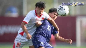 U23 Việt Nam và U23 Thái Lan trong lần so tài gần đây nhất tại CFA Team China 2026